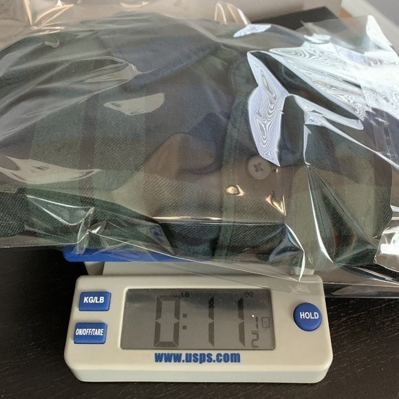 J Crew Mid Weight Cotton Flannel Shirt Blackwatch Plaid Classic Men's Size XL - Picture 9 of 9